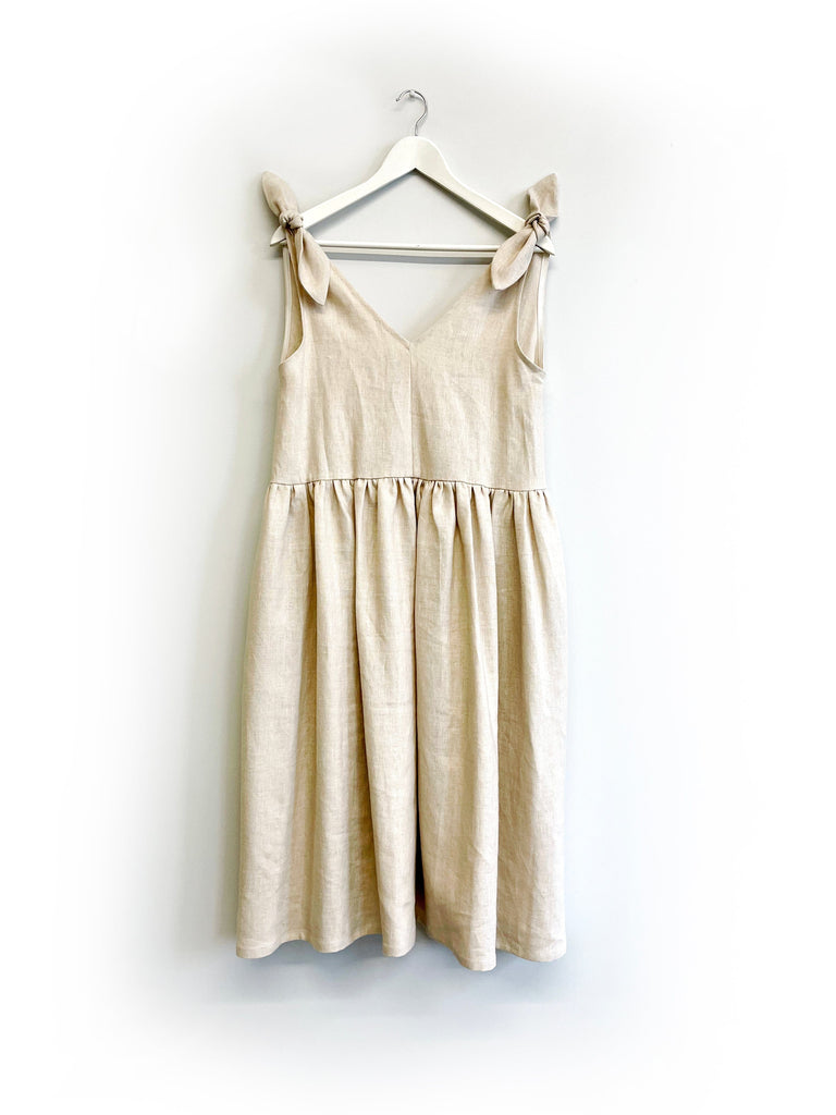 Eliza Faulkner Designs Inc. Dress X-Small Raw Linen Bunni Dress