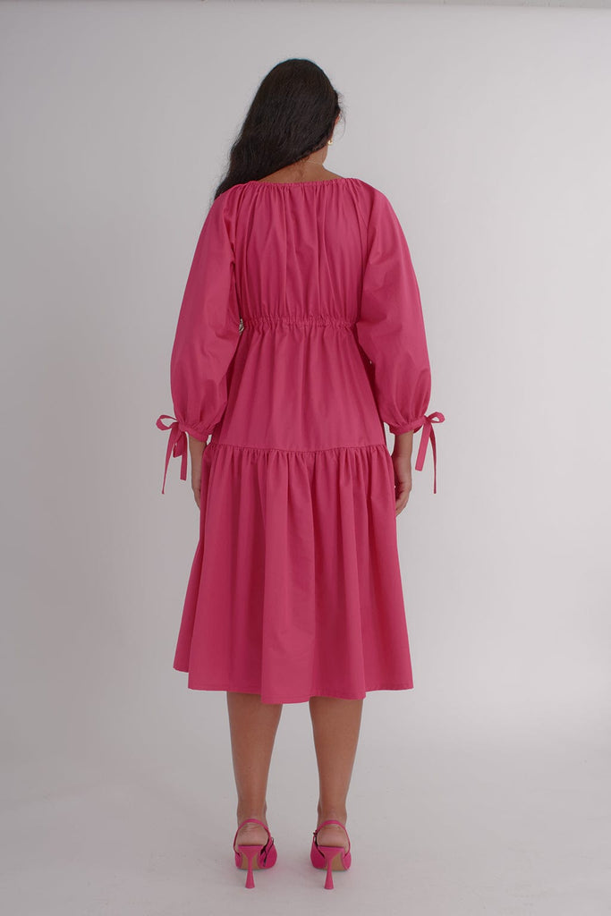 Eliza Faulkner Designs Inc. Dresses Josie Dress Pink Cotton