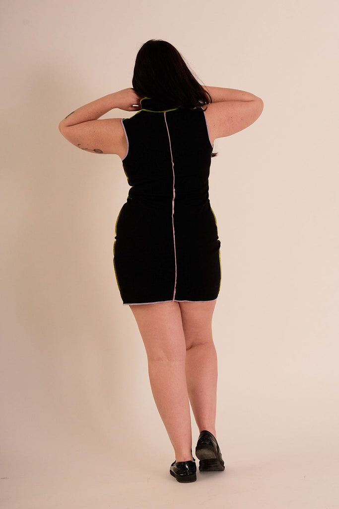 Eliza Faulkner Designs Inc. Dresses Nicky Dress Black&Multicolor