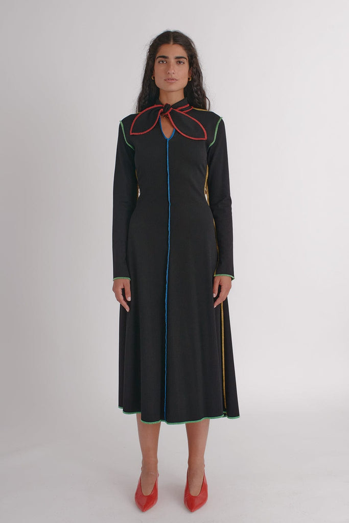 Eliza Faulkner Designs Inc. Dresses Pippa Dress Black & Multicolour