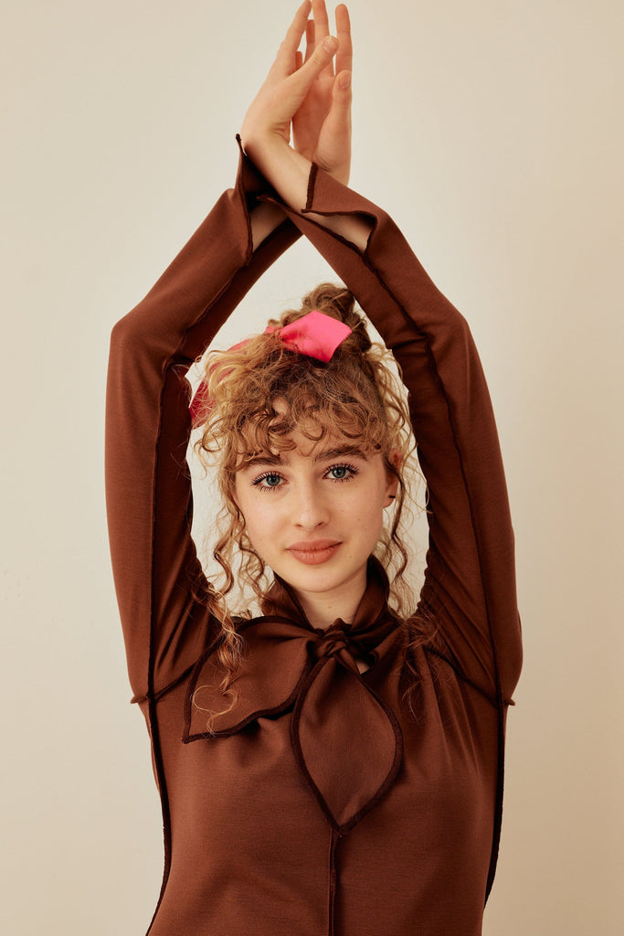 Eliza Faulkner Designs Inc. Dresses Pippa Dress Chocolate Brown