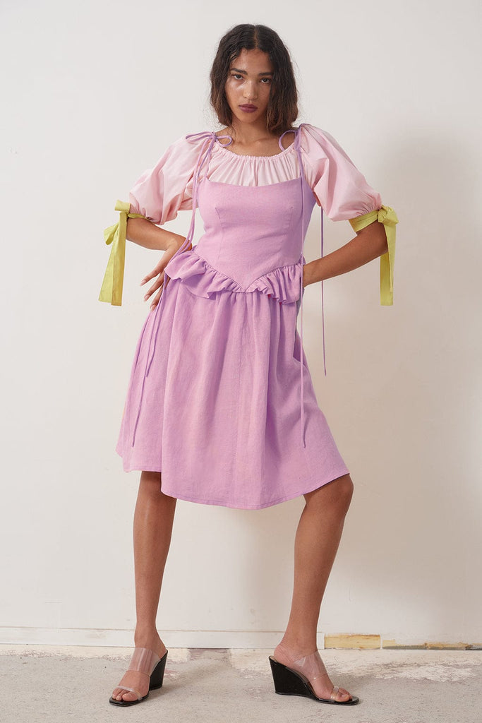 Eliza Faulkner Designs Inc. Dresses Tessa Dress Lilac Linen