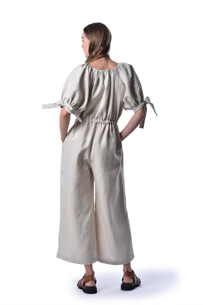 Eliza Faulkner Designs Inc. Jumpsuit Raw Linen Ramona Jumpsuit 2.0