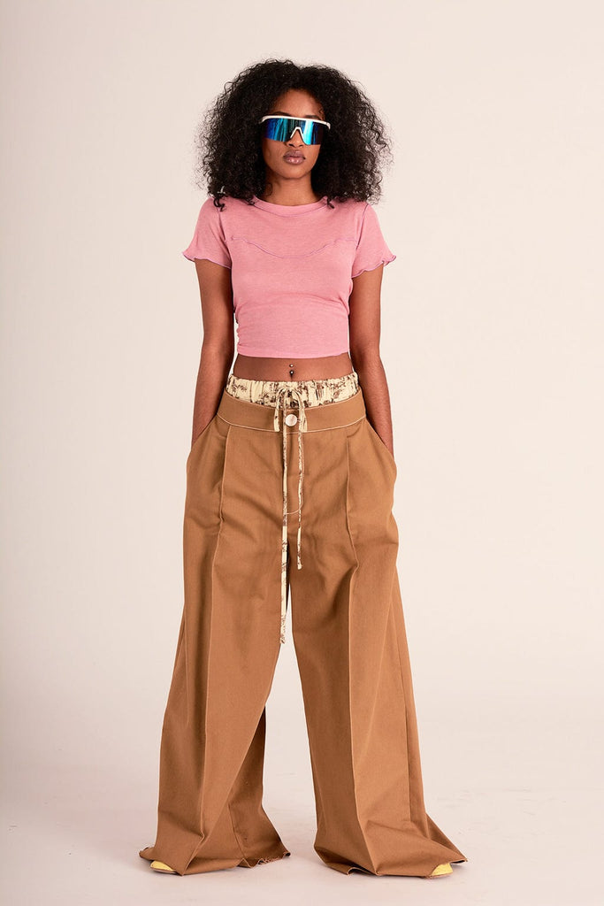 Eliza Faulkner Designs Inc. Pants Lavoy Pants Toffee Brown Twill
